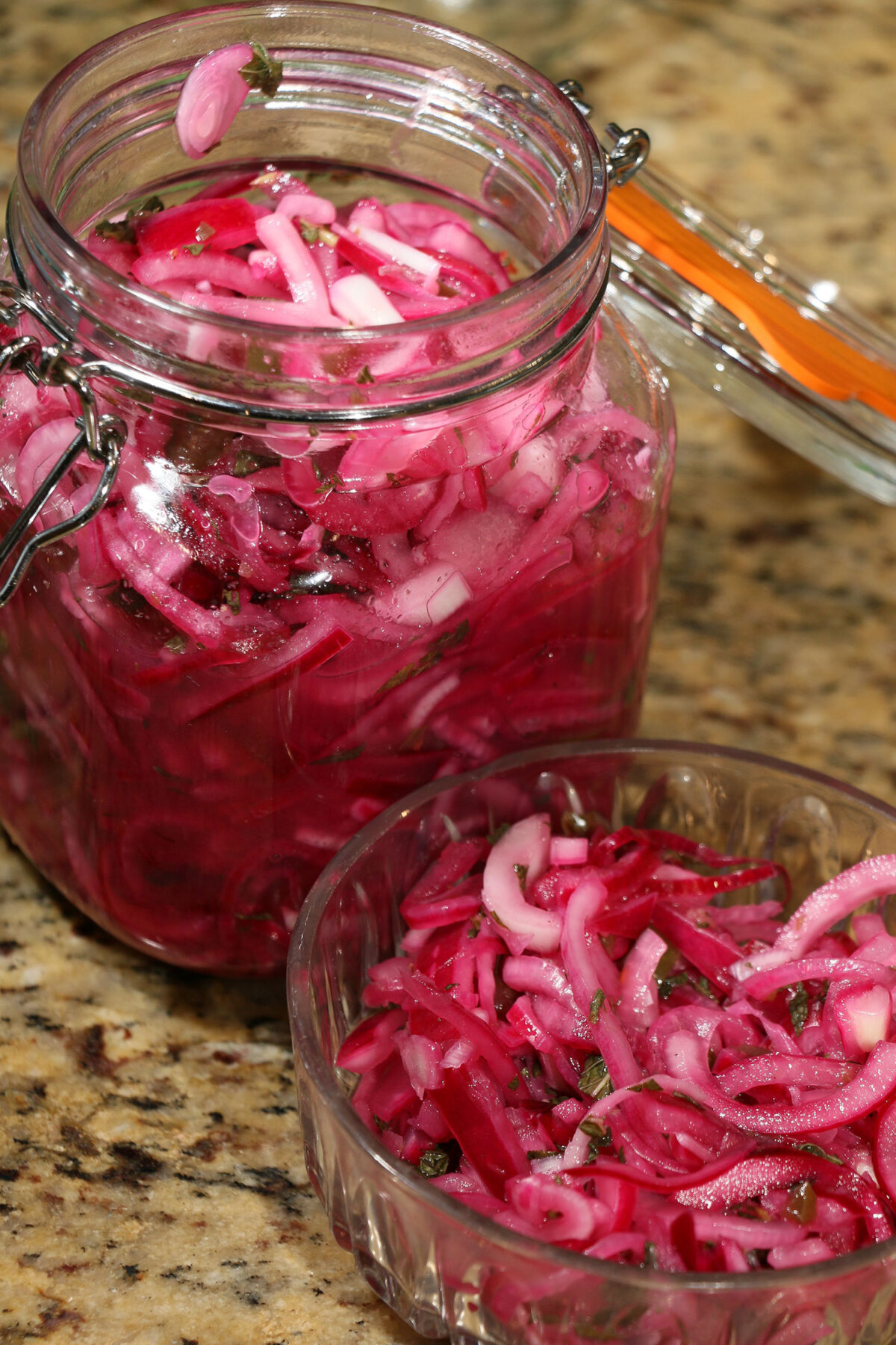 Quick-pickled Onions